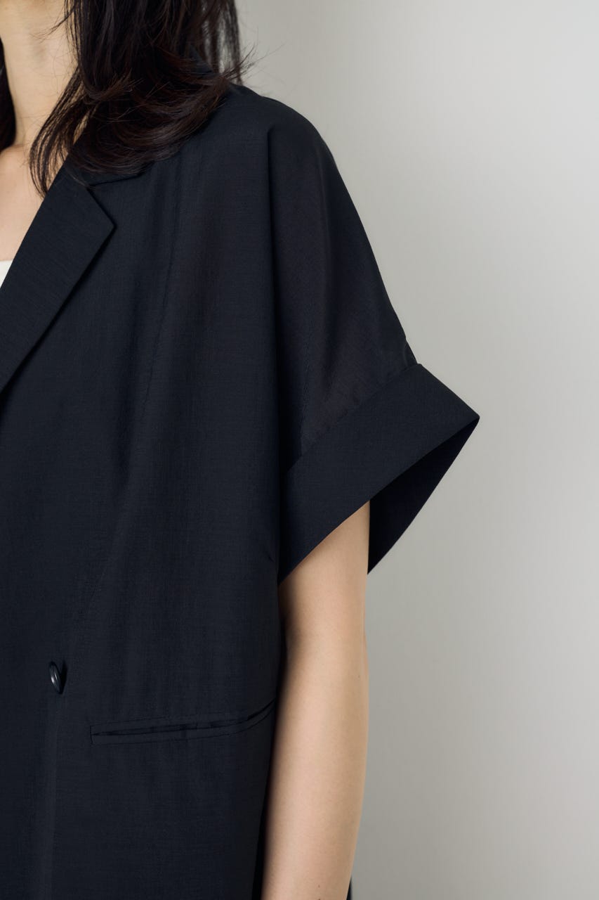 COMFORA AIRハーフスリーブジャケット BLK M