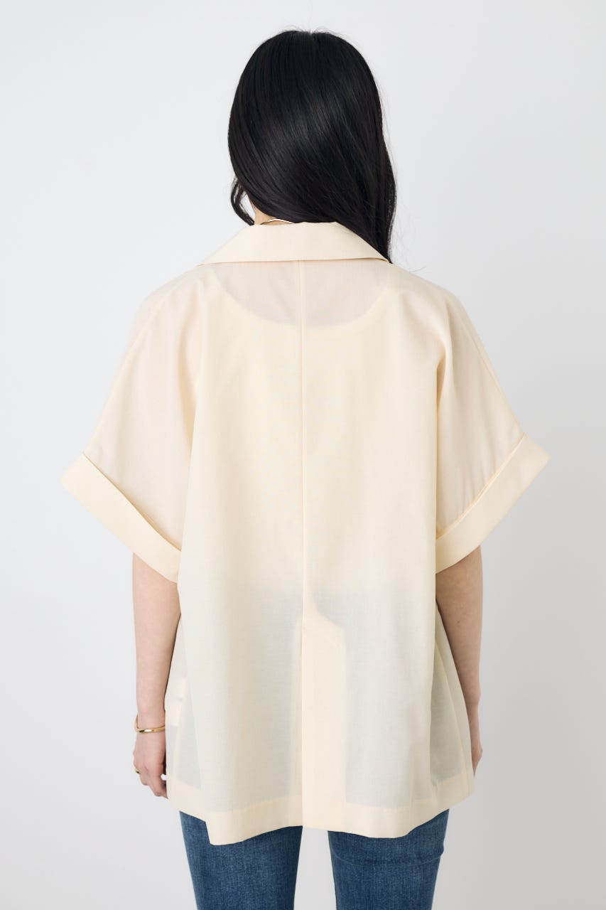 COMFORA AIRハーフスリーブジャケット IVOY M