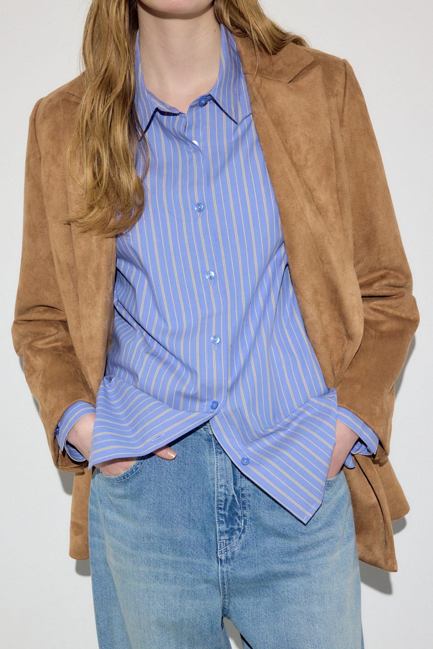 素材アソートテーラードジャケット BEG FREE