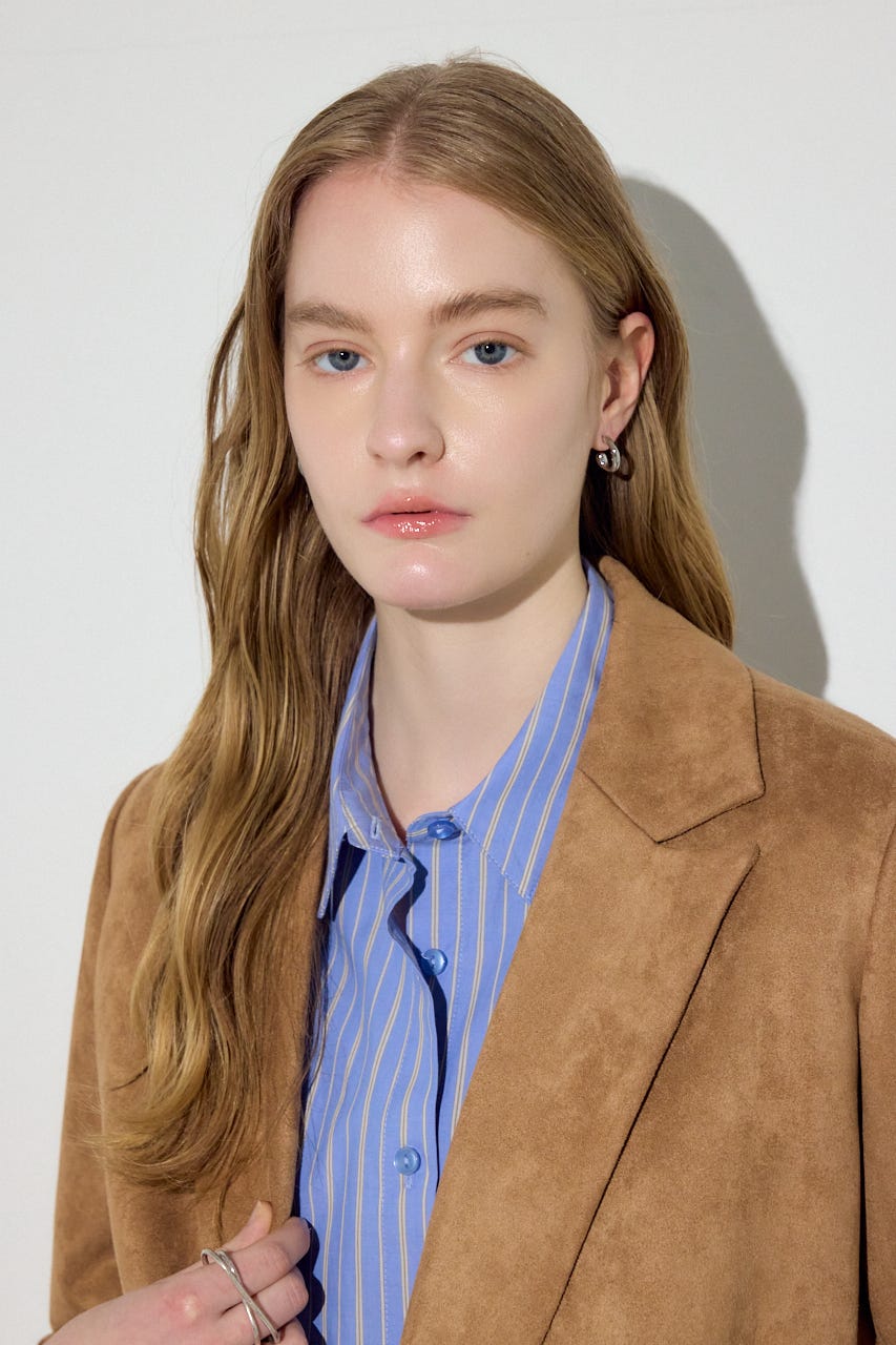 素材アソートテーラードジャケット BEG FREE