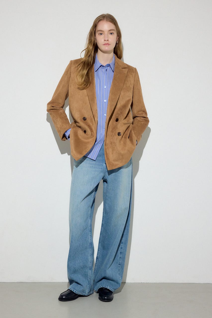 素材アソートテーラードジャケット BEG FREE