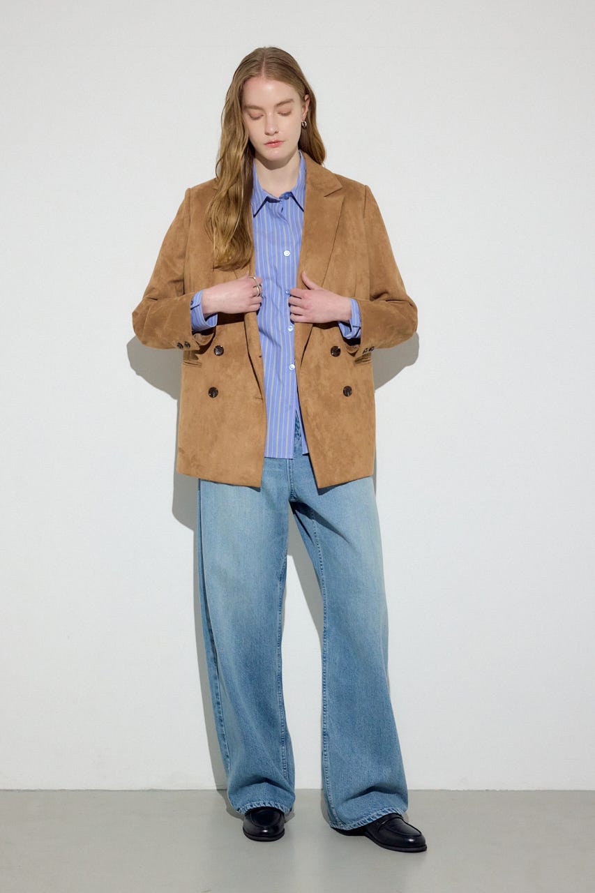 素材アソートテーラードジャケット BEG FREE