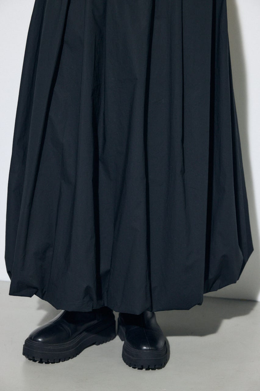 ギャザーバルーンスカート BLK M