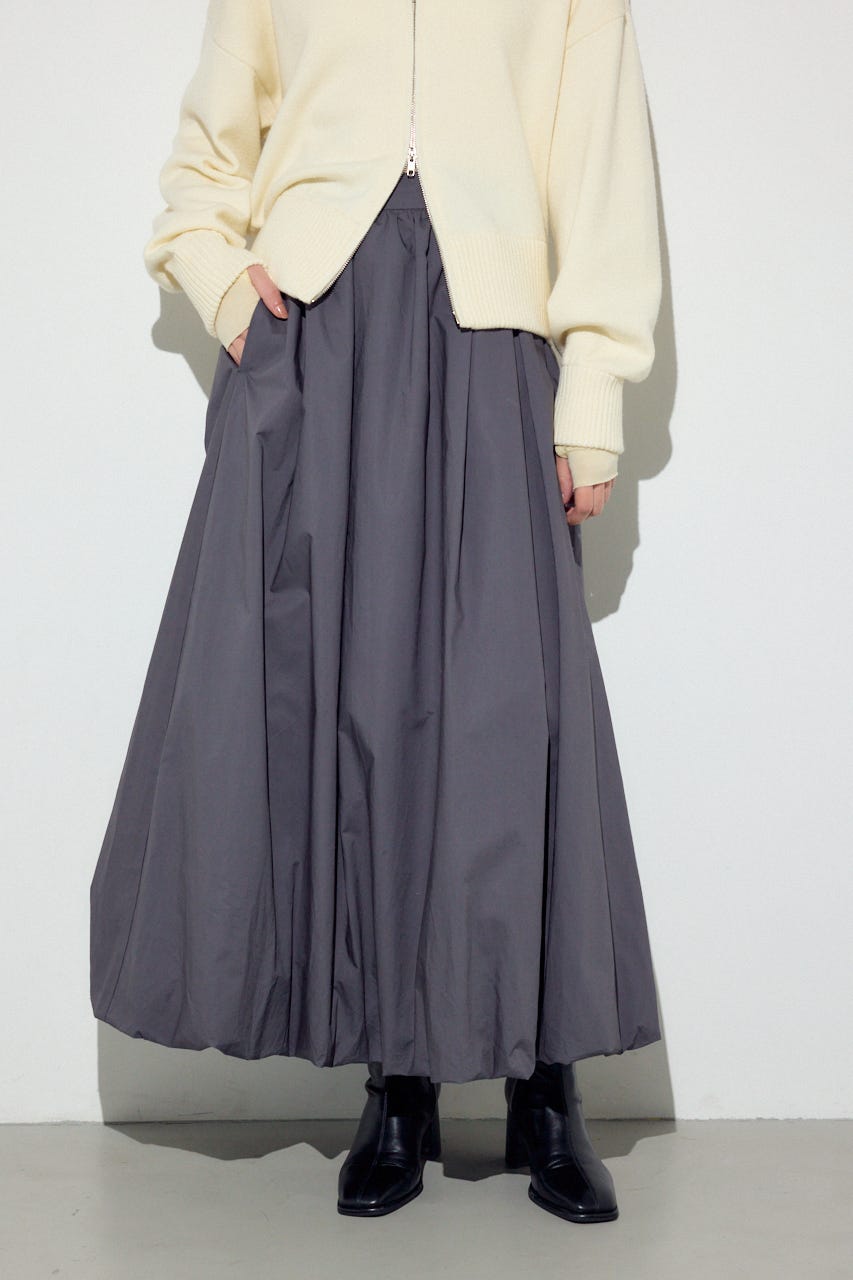 ギャザーバルーンスカート C.GRY M