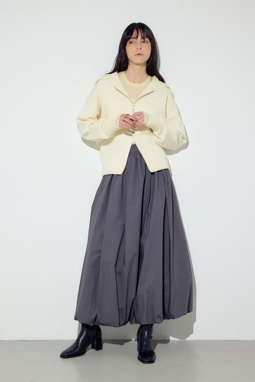 ギャザーバルーンスカート C.GRY M