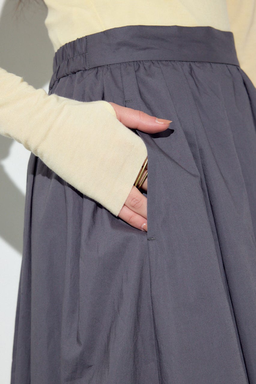 ギャザーバルーンスカート C.GRY M