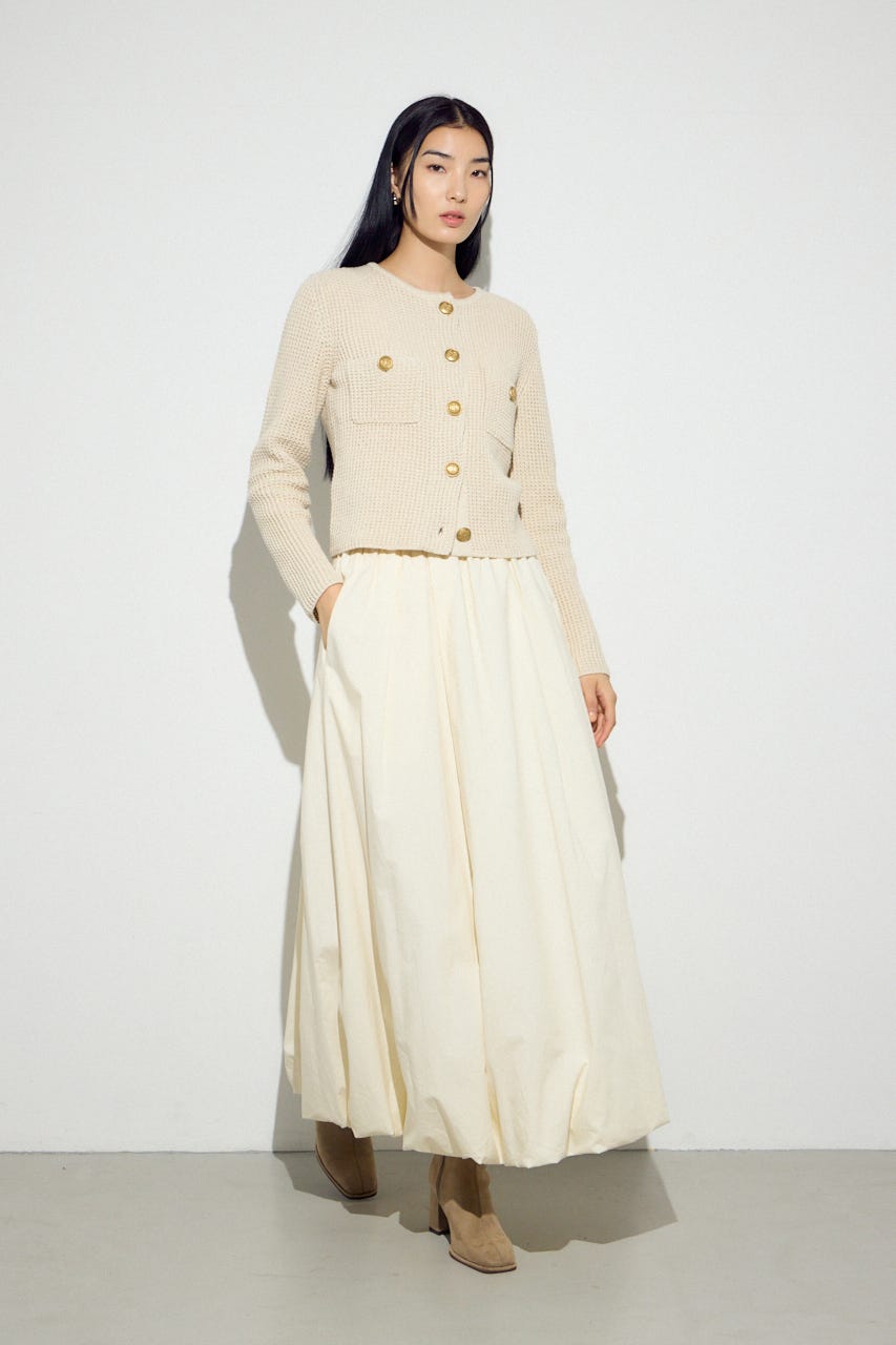 ギャザーバルーンスカート IVOY M