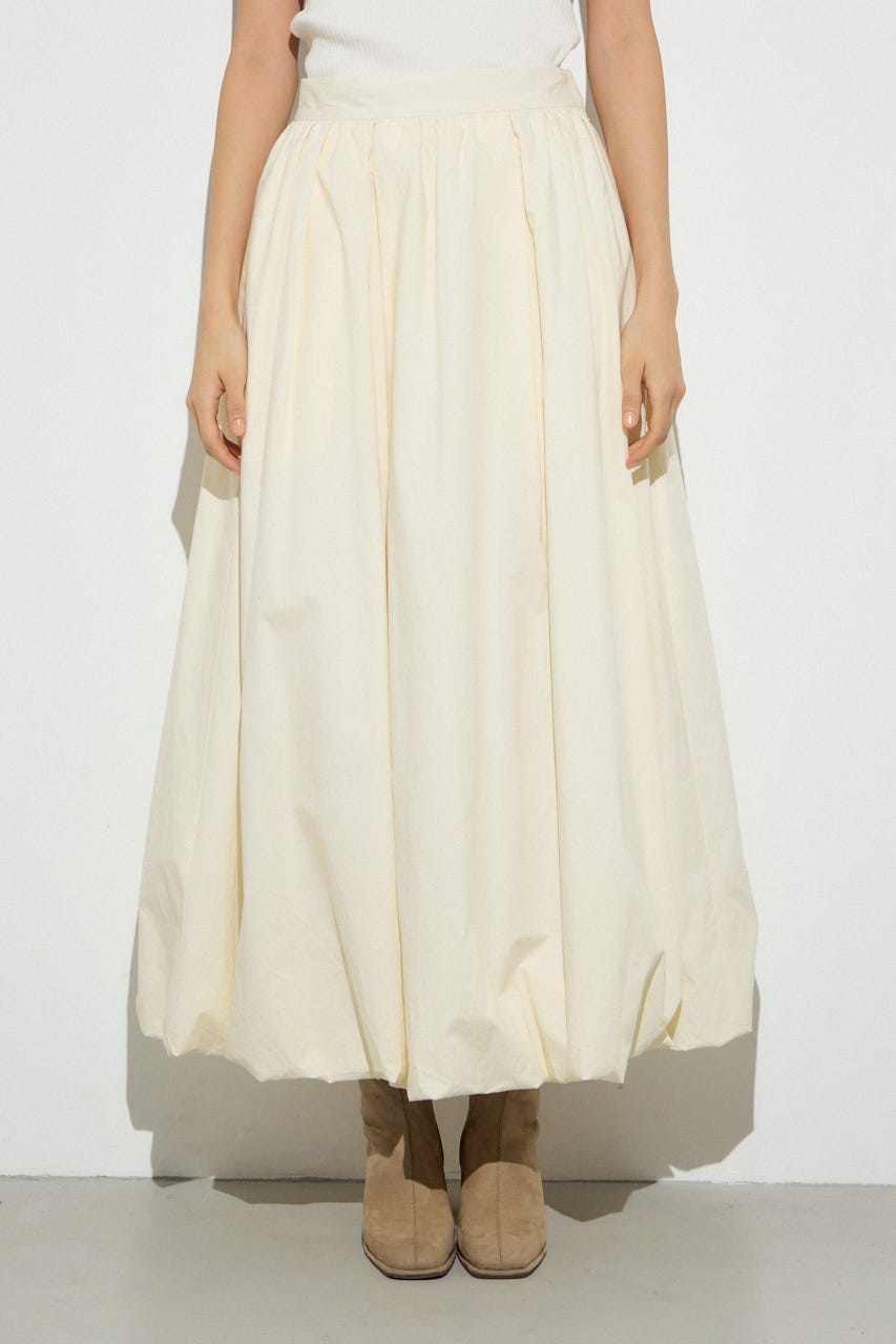 ギャザーバルーンスカート IVOY M