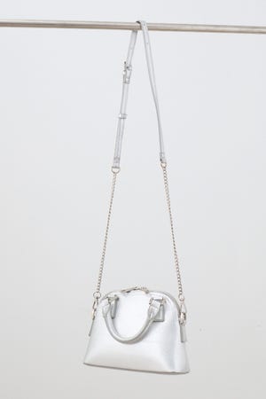 ダブルジッパーミニバッグ