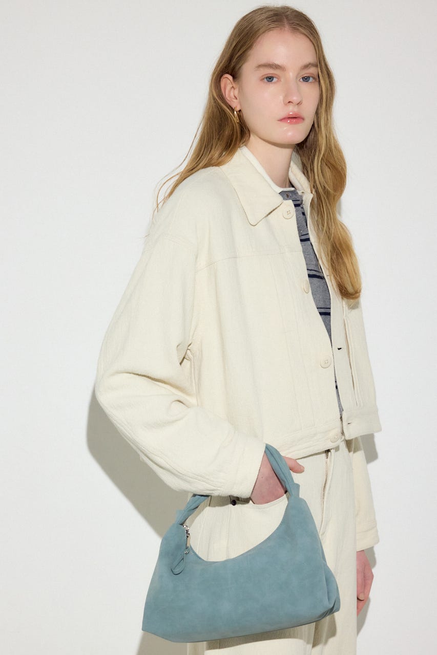 ハンドルノットミニバッグ BLU FREE