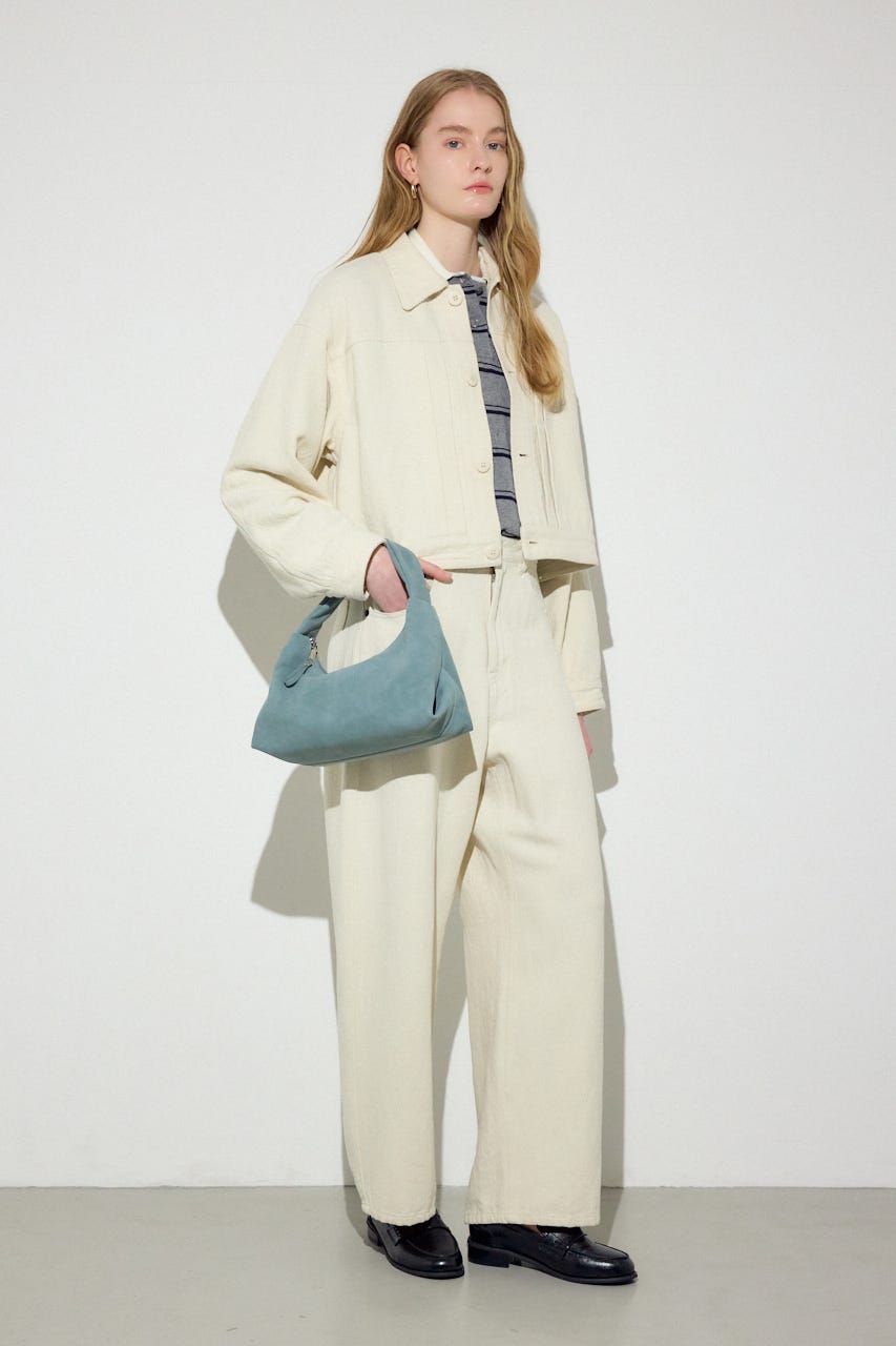 ハンドルノットミニバッグ BLU FREE