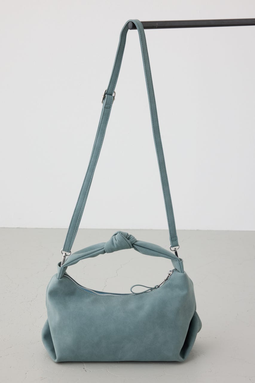 ハンドルノットミニバッグ BLU FREE