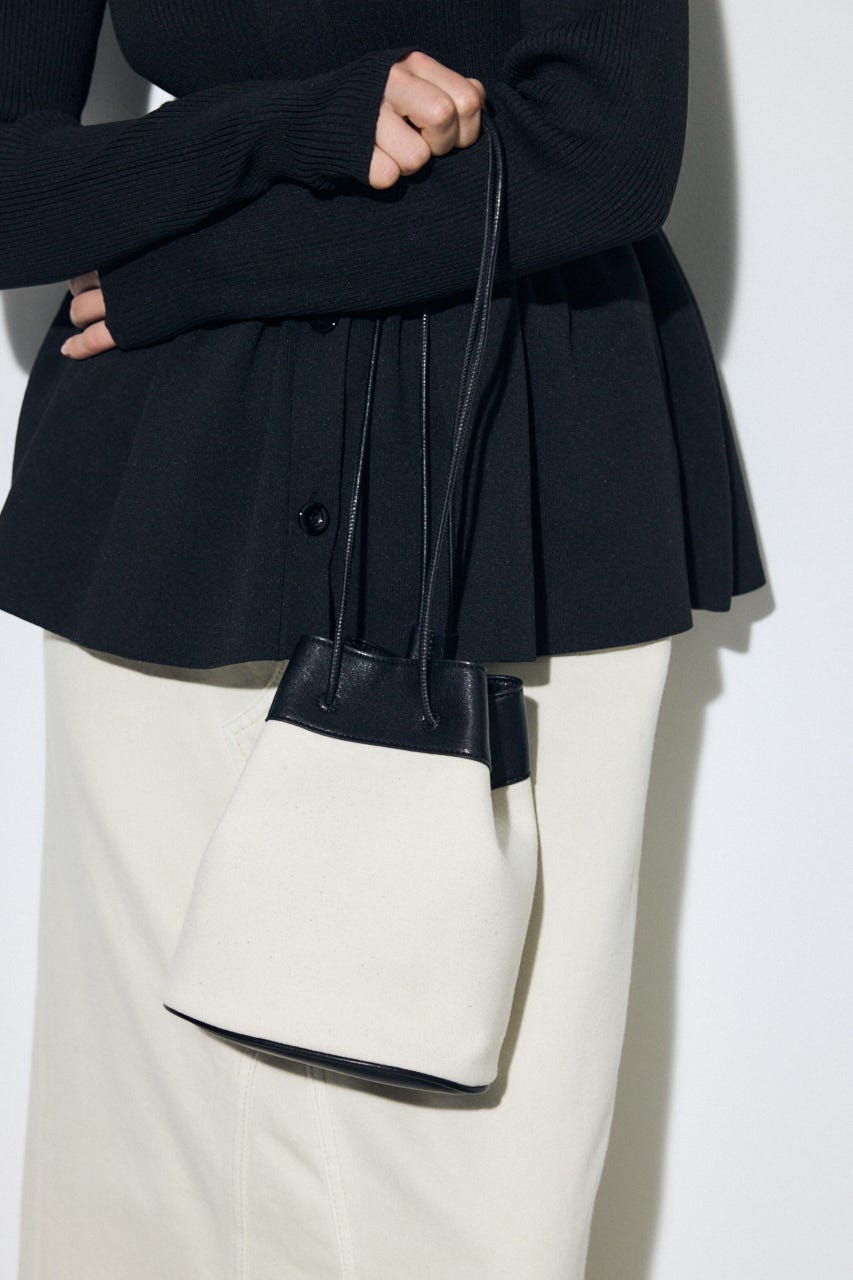 リバーシブルバケツバッグ BLK FREE