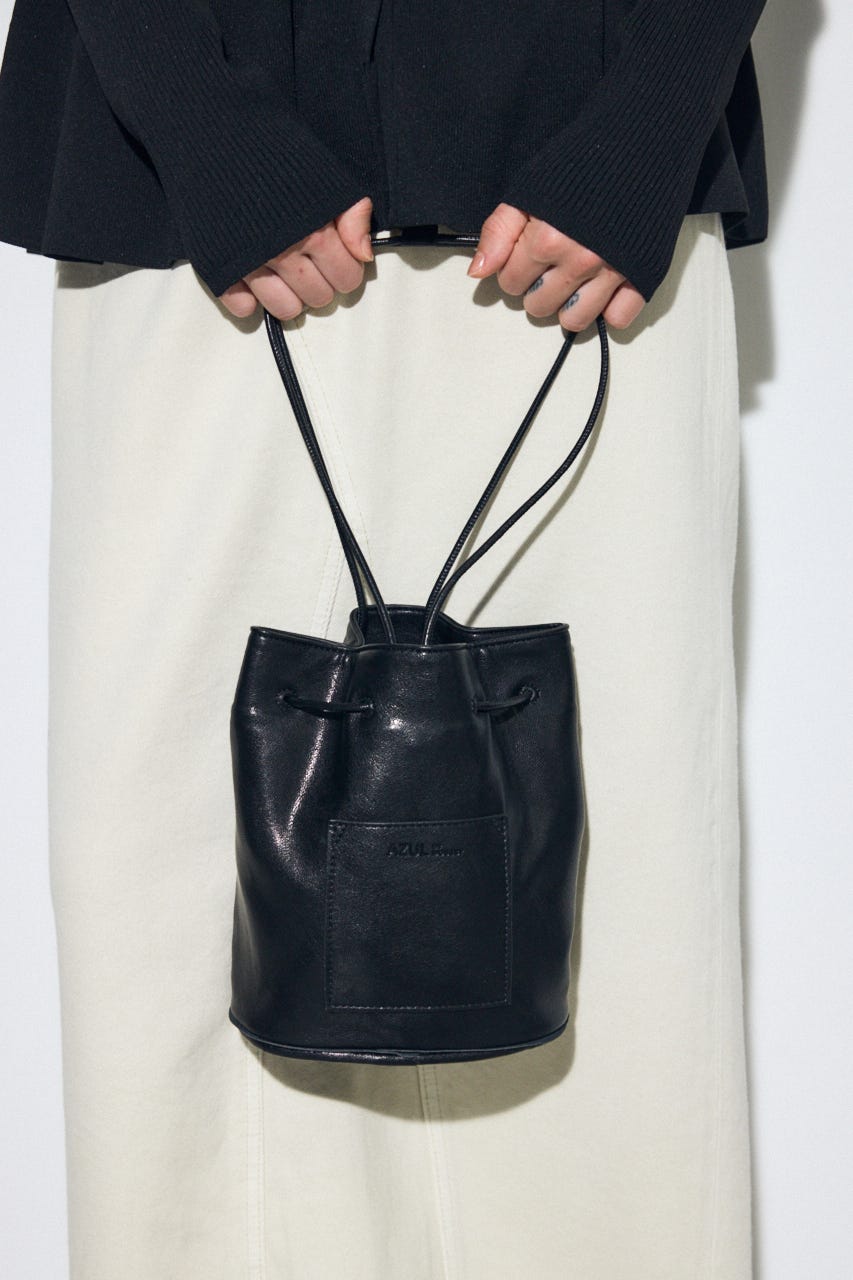 リバーシブルバケツバッグ BLK FREE