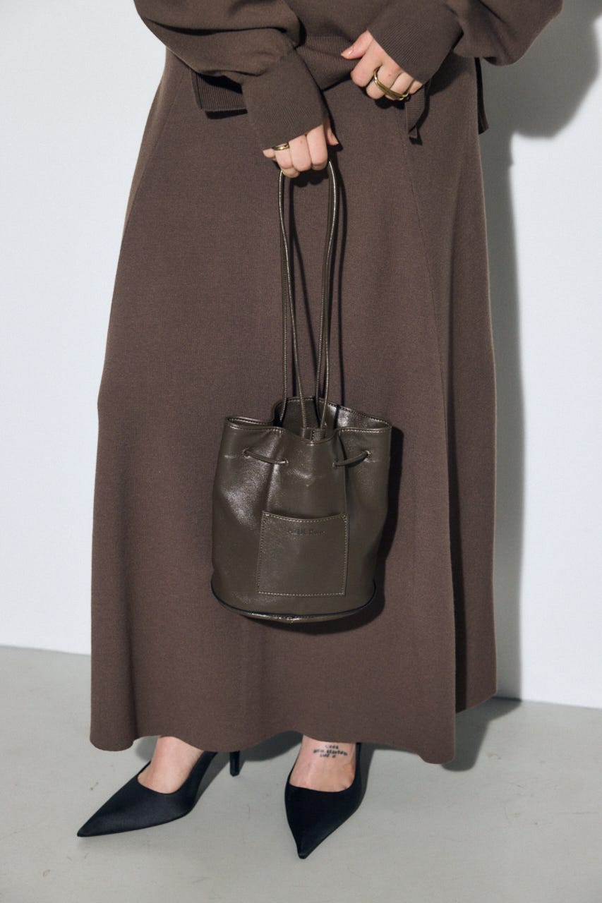 リバーシブルバケツバッグ BRN FREE