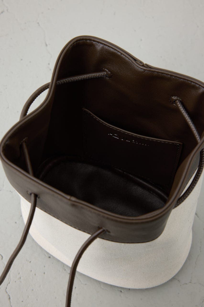 リバーシブルバケツバッグ BRN FREE