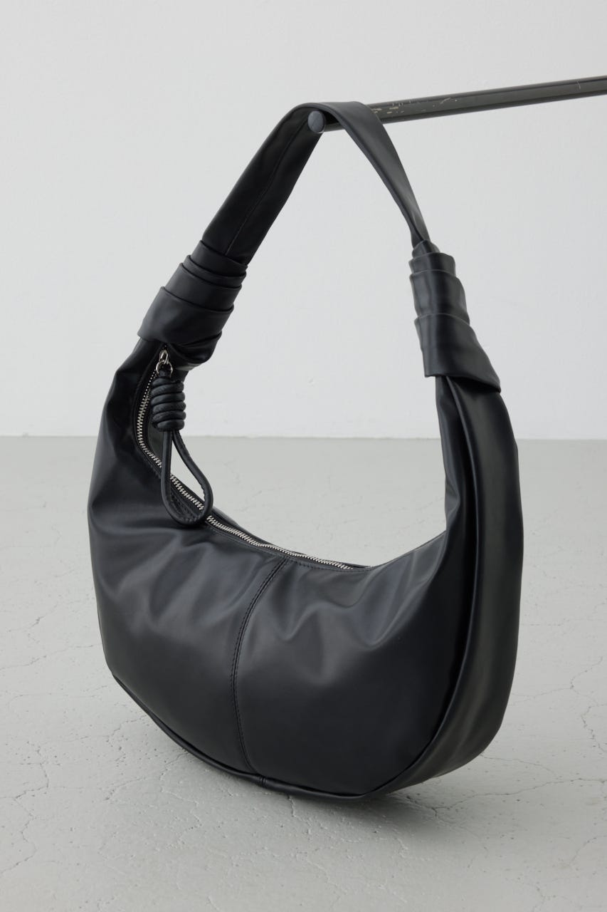 ハーフムーンショルダーバッグ BLK FREE