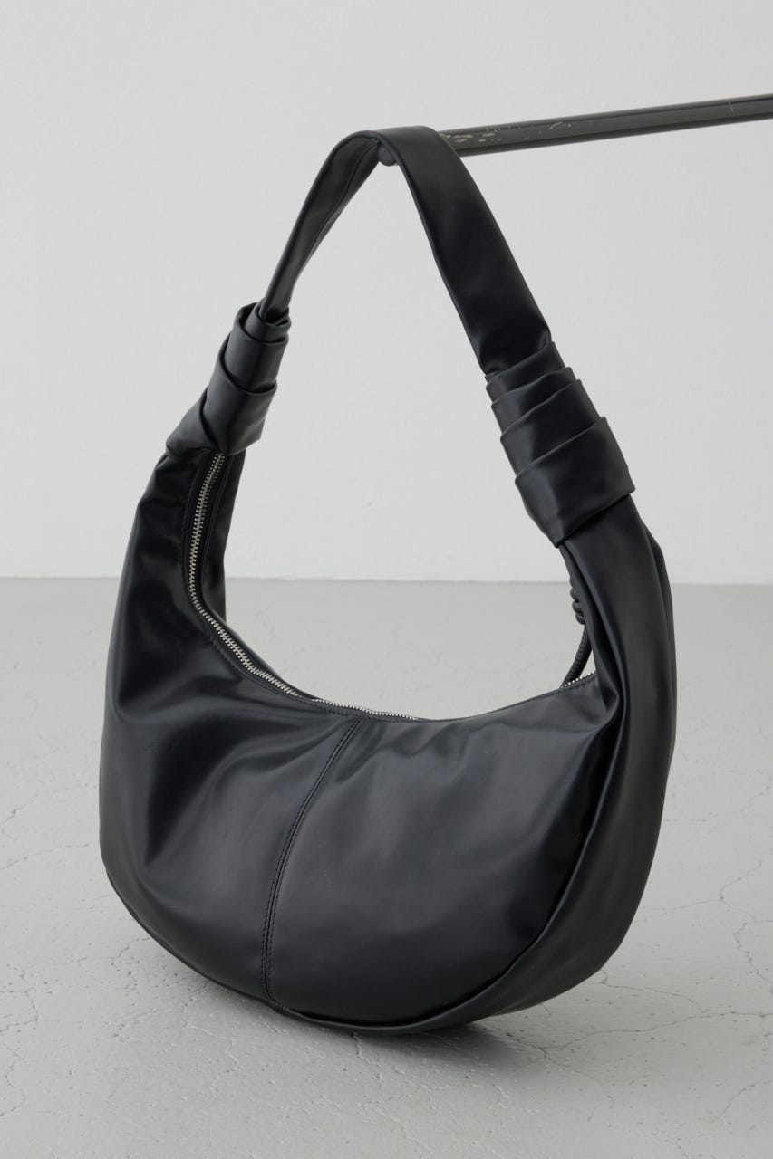 ハーフムーンショルダーバッグ BLK FREE
