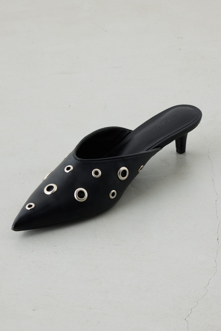 ハトメデザインミュール BLK S