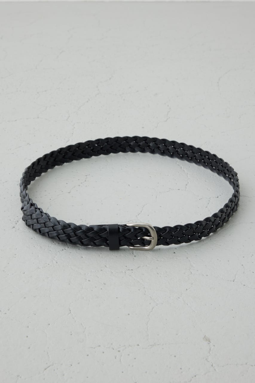 フェイクレザーメッシュベルト BLK FREE