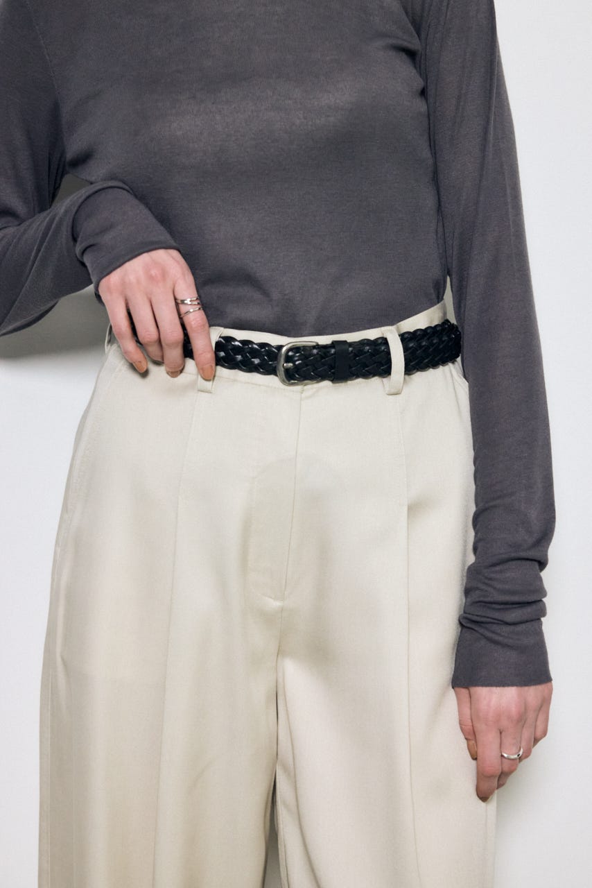 フェイクレザーメッシュベルト BLK FREE