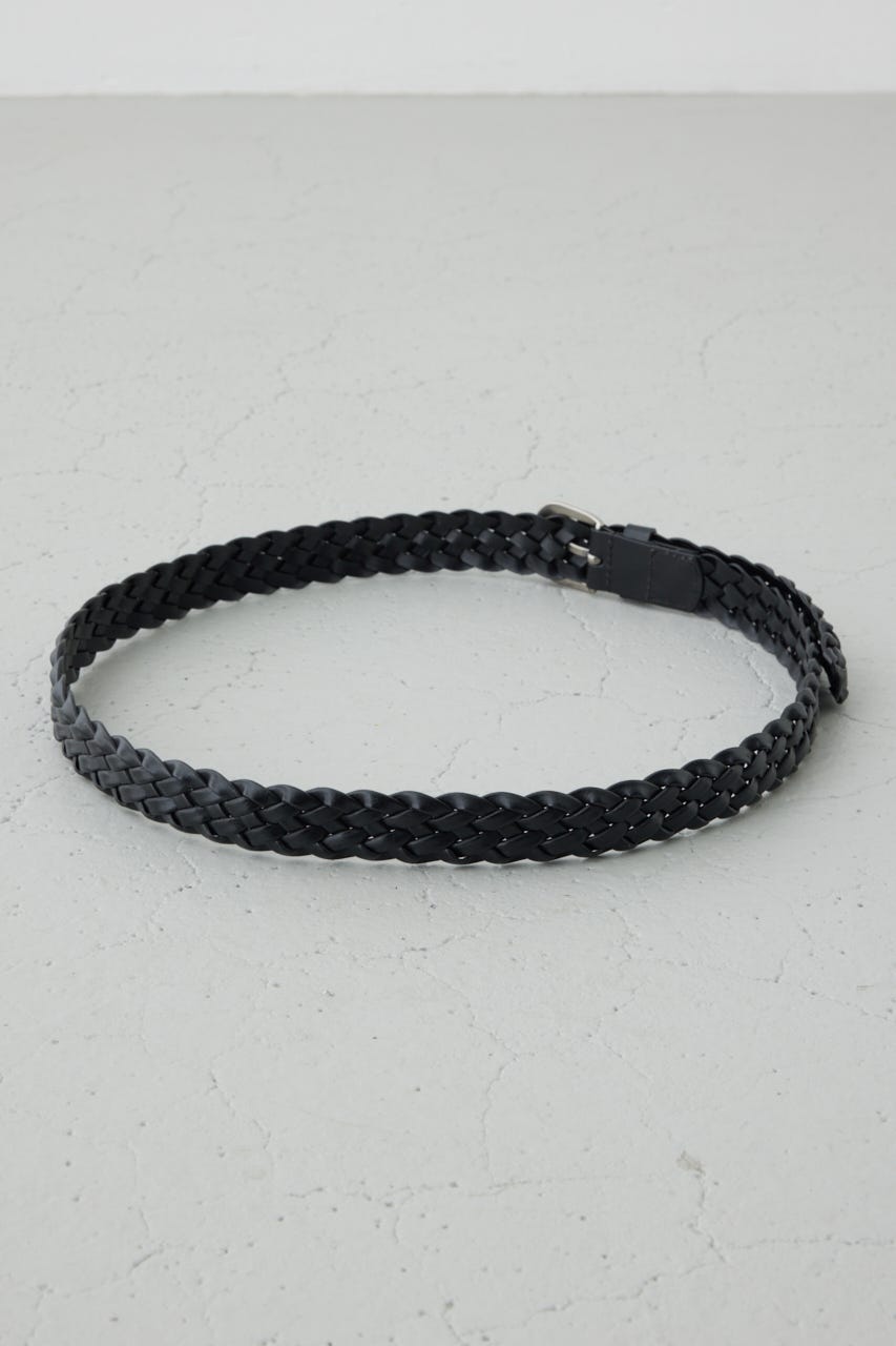 フェイクレザーメッシュベルト BLK FREE