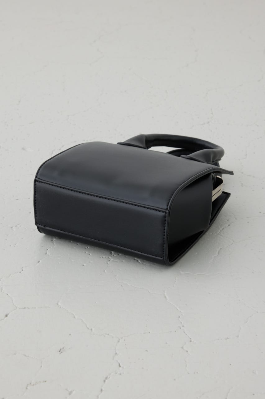 メタルフレームスクエアバッグ BLK FREE