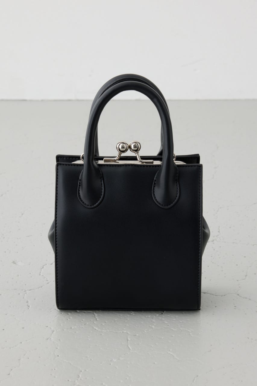 メタルフレームスクエアバッグ BLK FREE