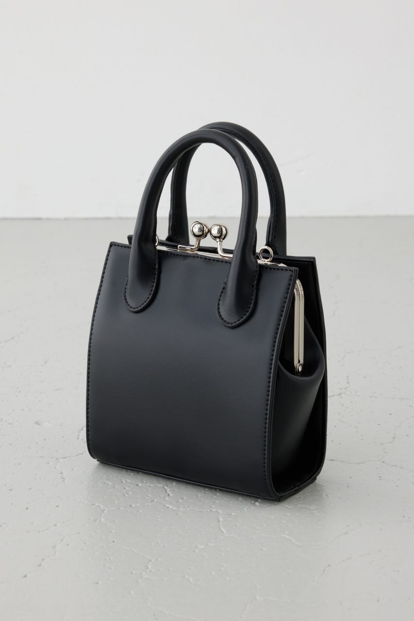 メタルフレームスクエアバッグ BLK FREE