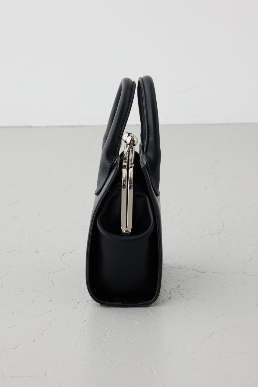 メタルフレームスクエアバッグ BLK FREE