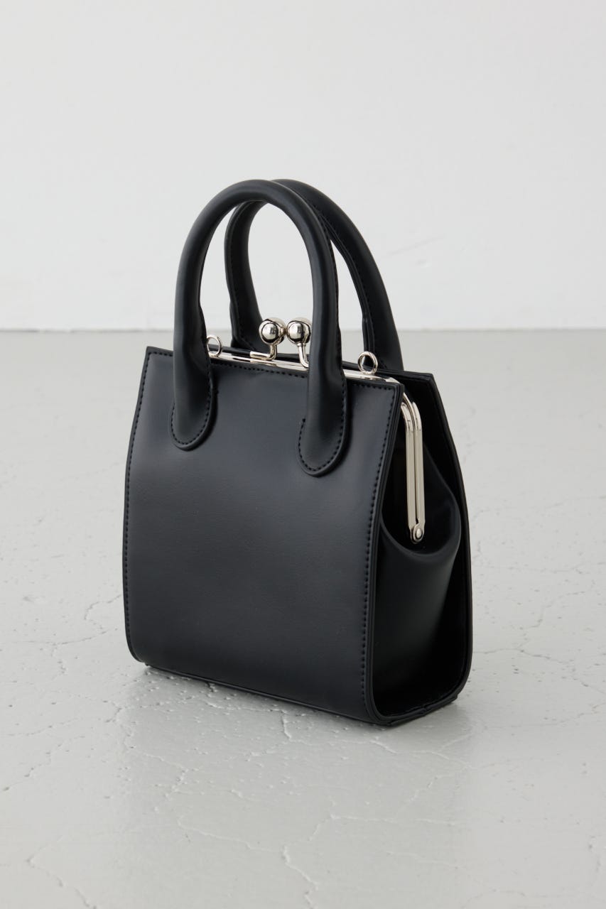 メタルフレームスクエアバッグ BLK FREE