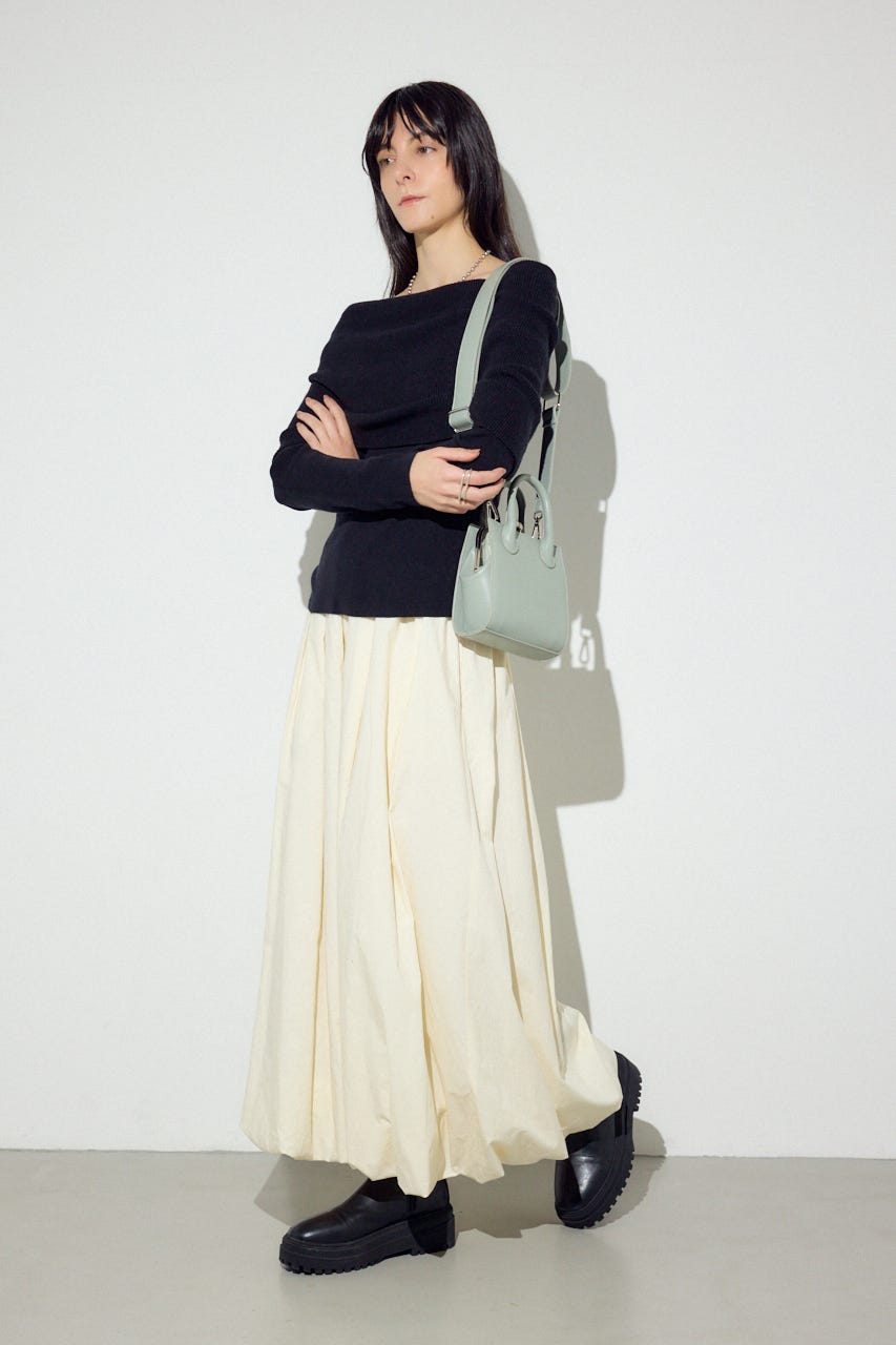 メタルフレームスクエアバッグ L/GRN FREE