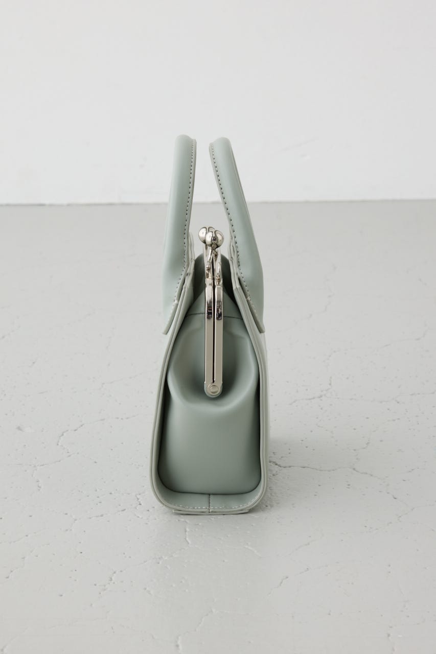 メタルフレームスクエアバッグ L/GRN FREE