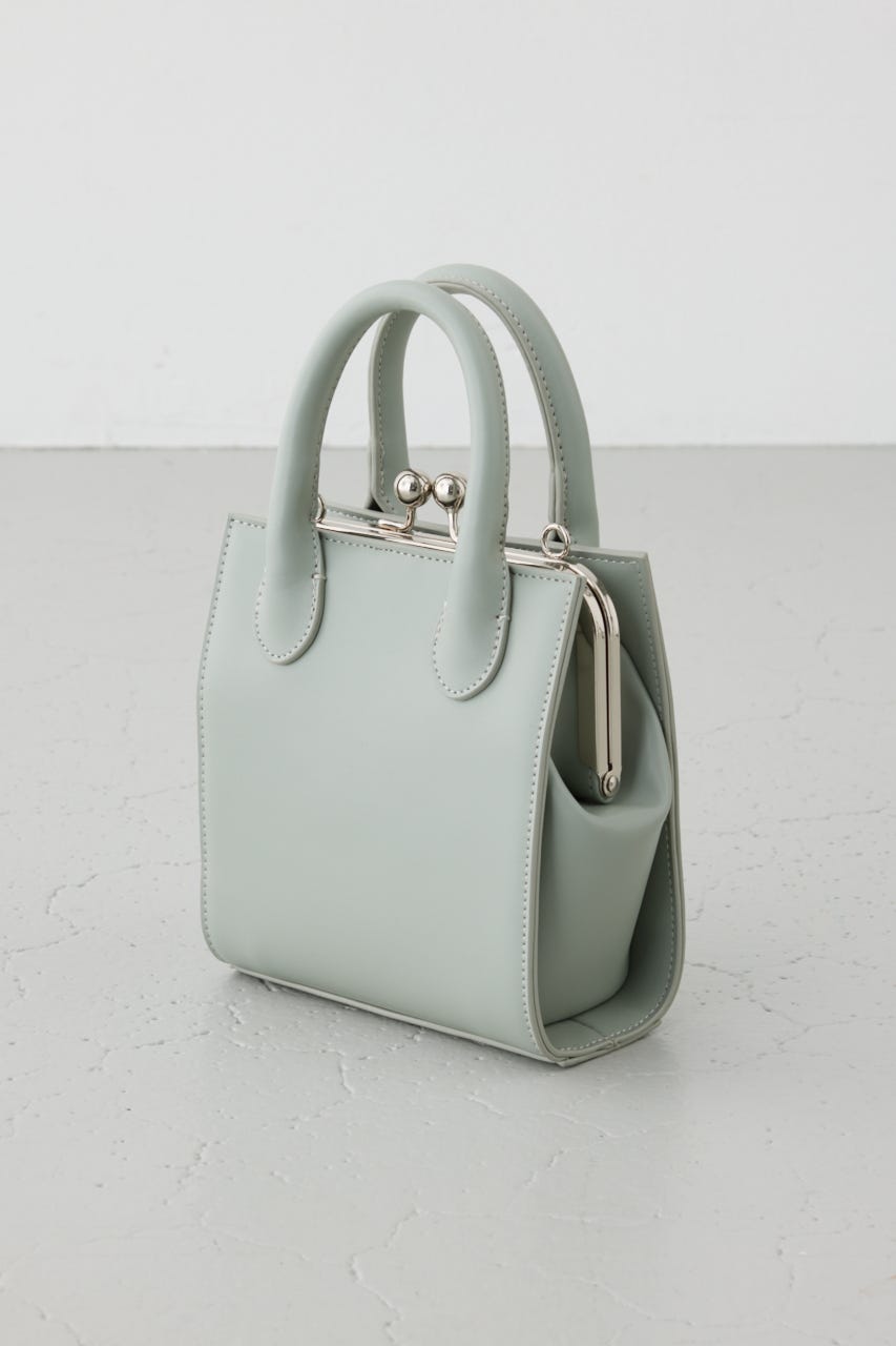 メタルフレームスクエアバッグ L/GRN FREE