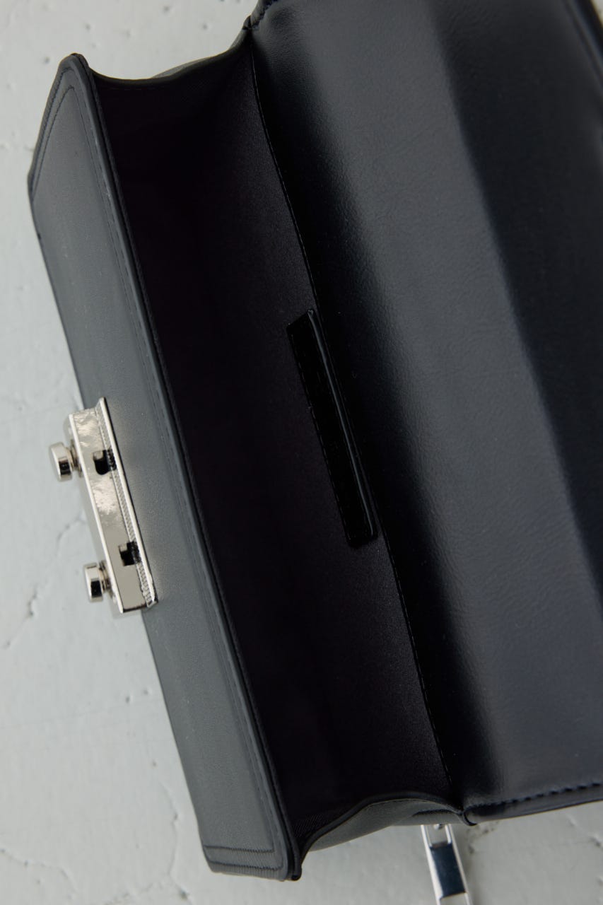 フラップデザインウォレットバッグ BLK FREE