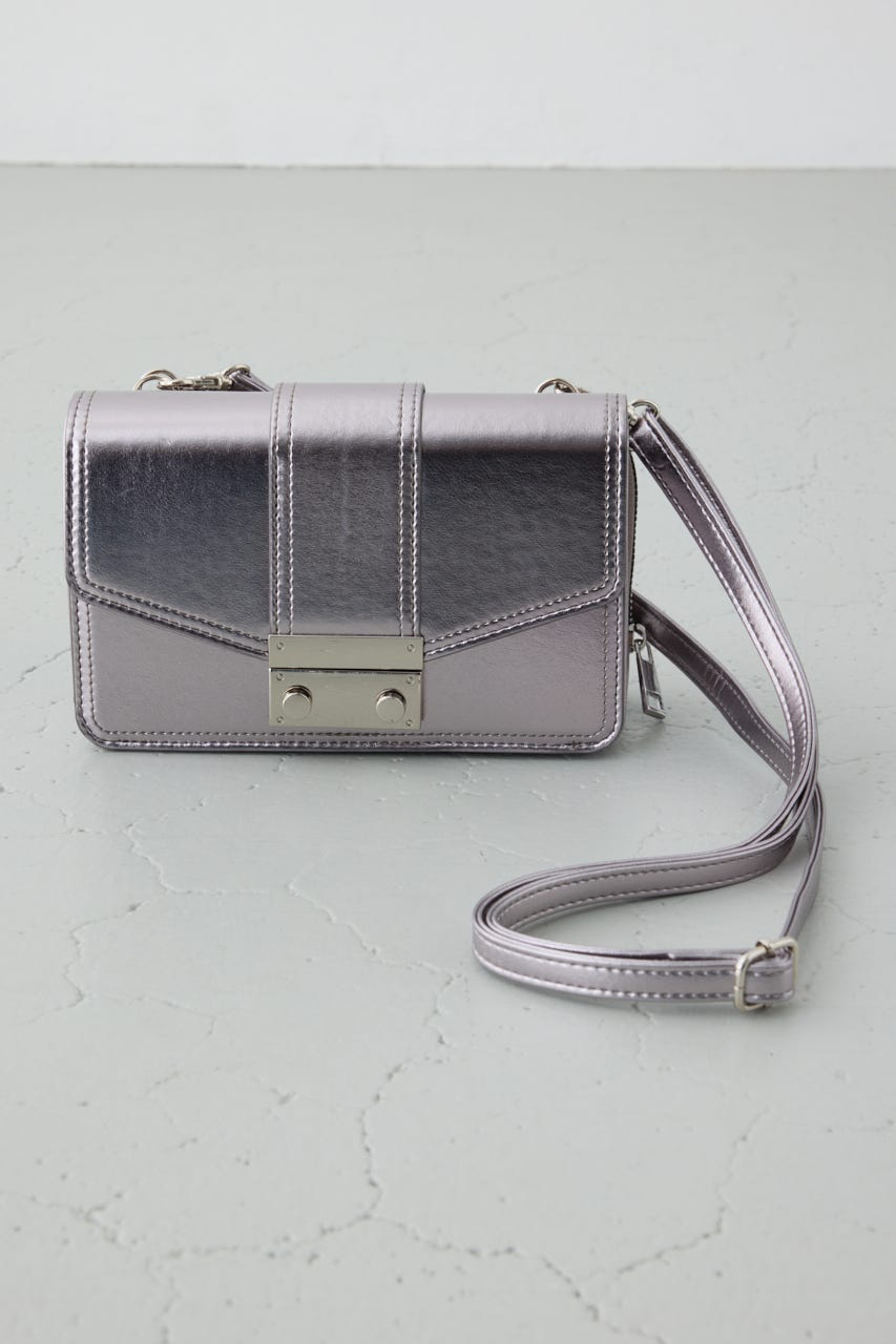 フラップデザインウォレットバッグ D/SLV FREE