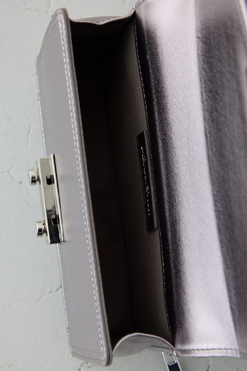 フラップデザインウォレットバッグ D/SLV FREE