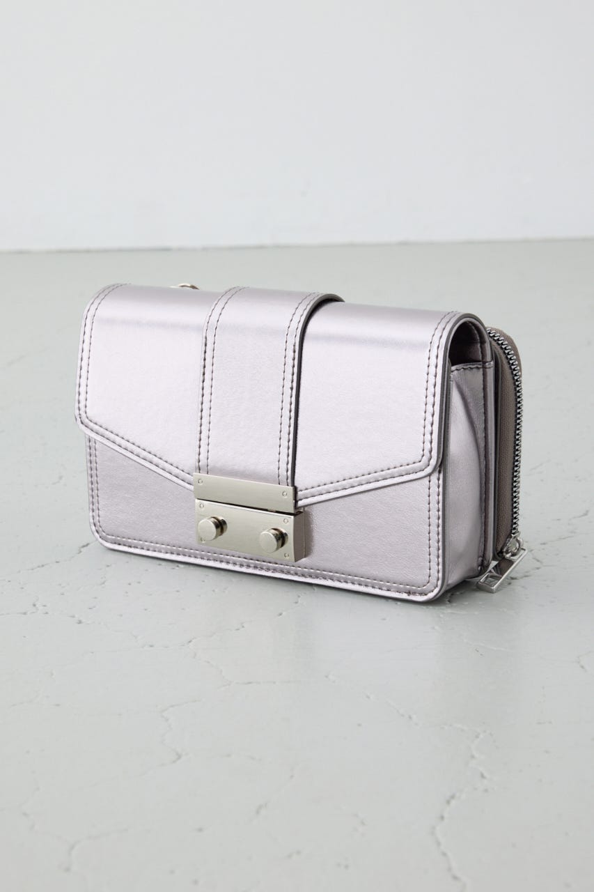 フラップデザインウォレットバッグ D/SLV FREE