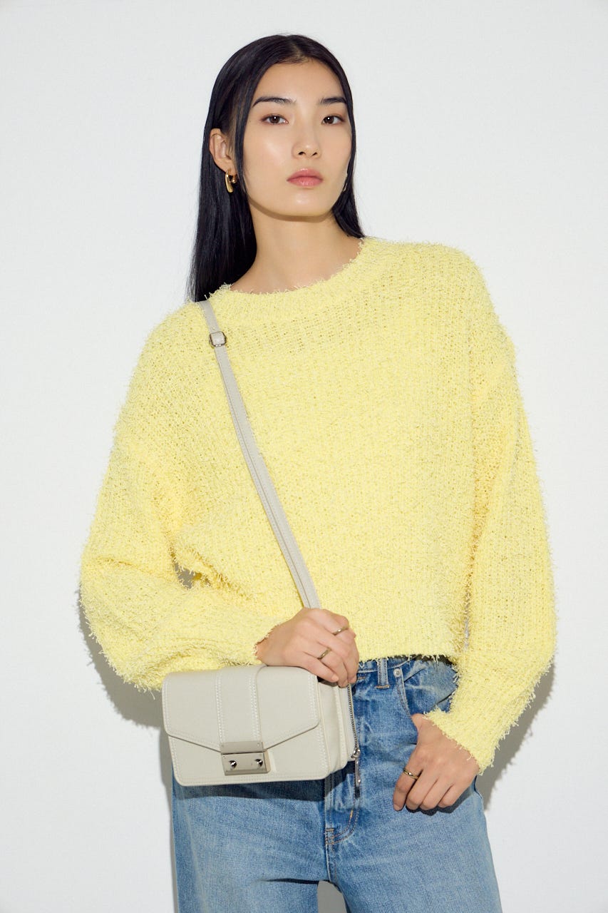 フラップデザインウォレットバッグ GREIGE FREE