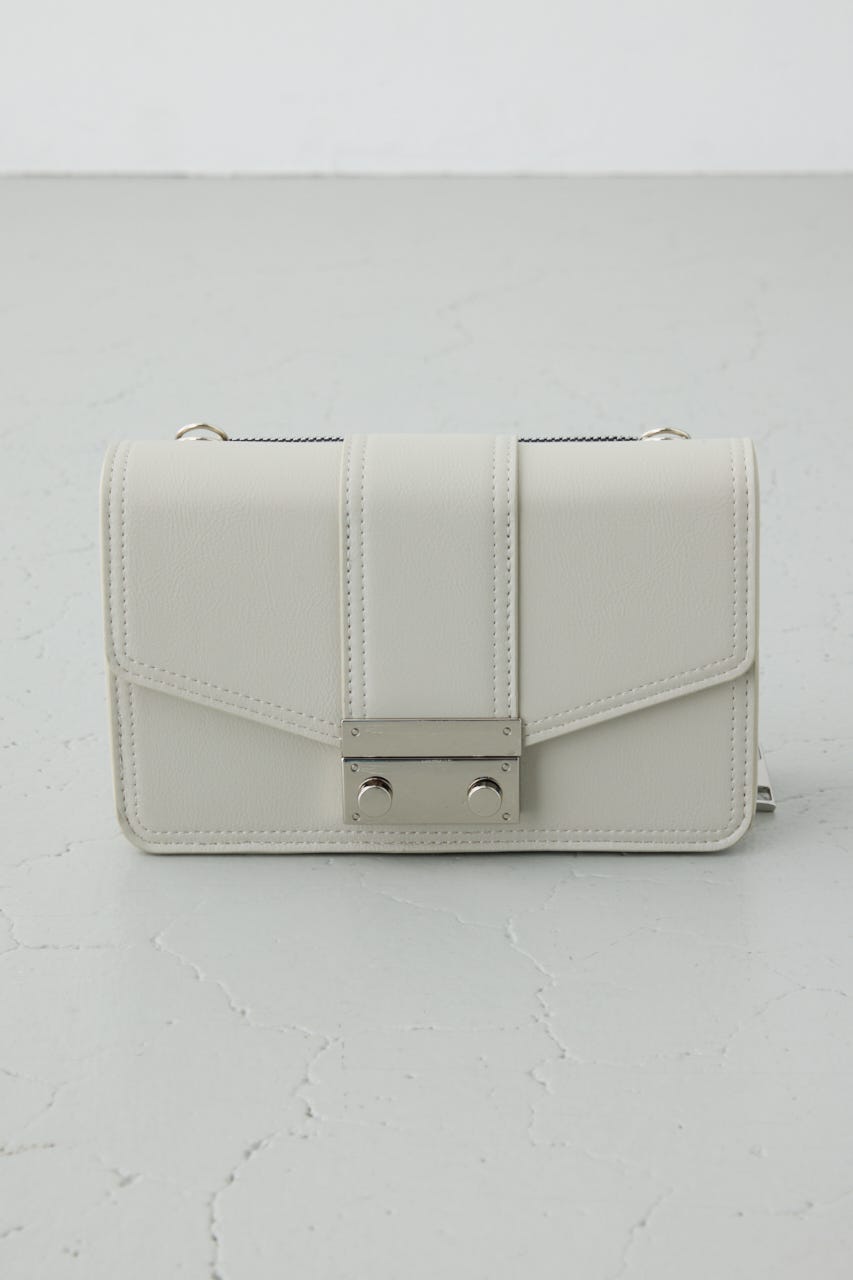 フラップデザインウォレットバッグ GREIGE FREE