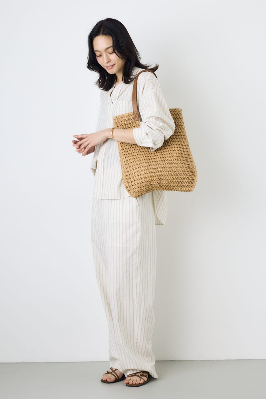 ペーパーメッシュトート BEG FREE