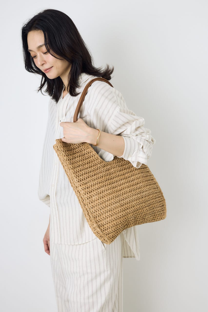 ペーパーメッシュトート BEG FREE