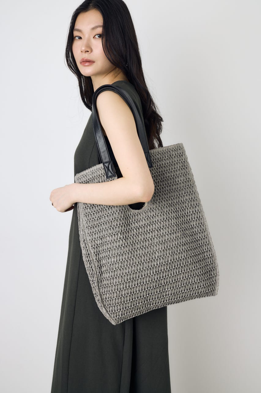 ペーパーメッシュトート GRY FREE