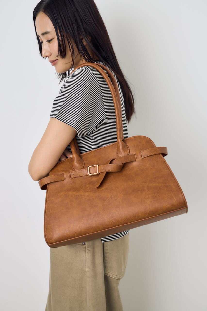 メタルパーツベルトハンドバッグ CAM FREE