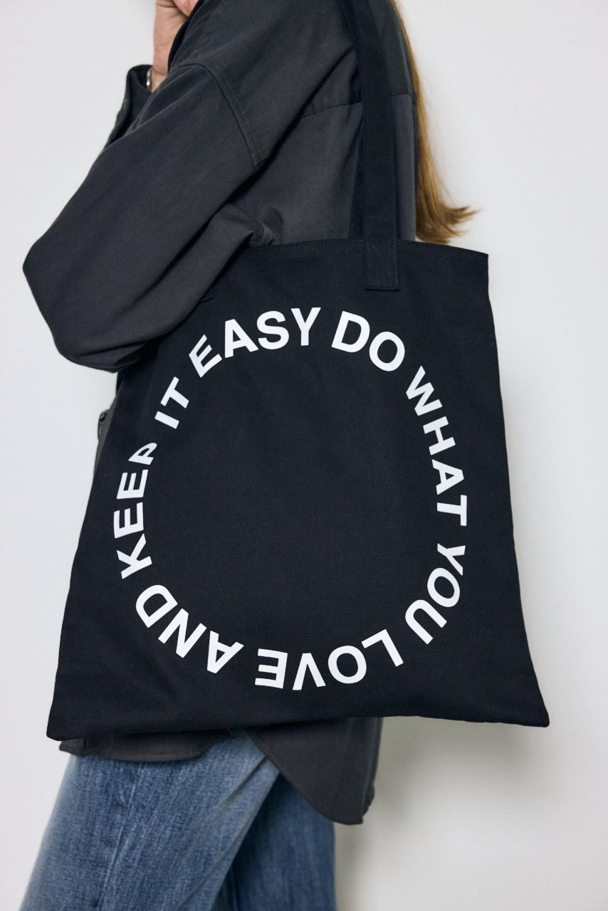 アソートロゴトートバッグ BLK FREE