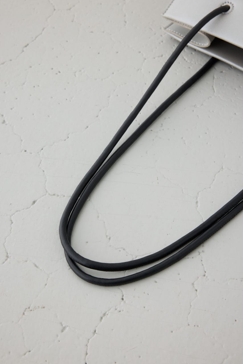 ナローハンドルショッパーバッグ SLV FREE