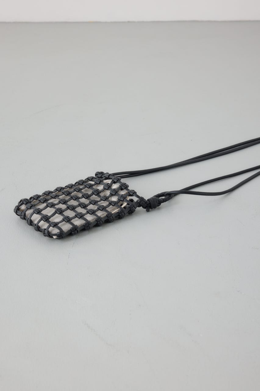 マクラメミニショルダー BLK FREE
