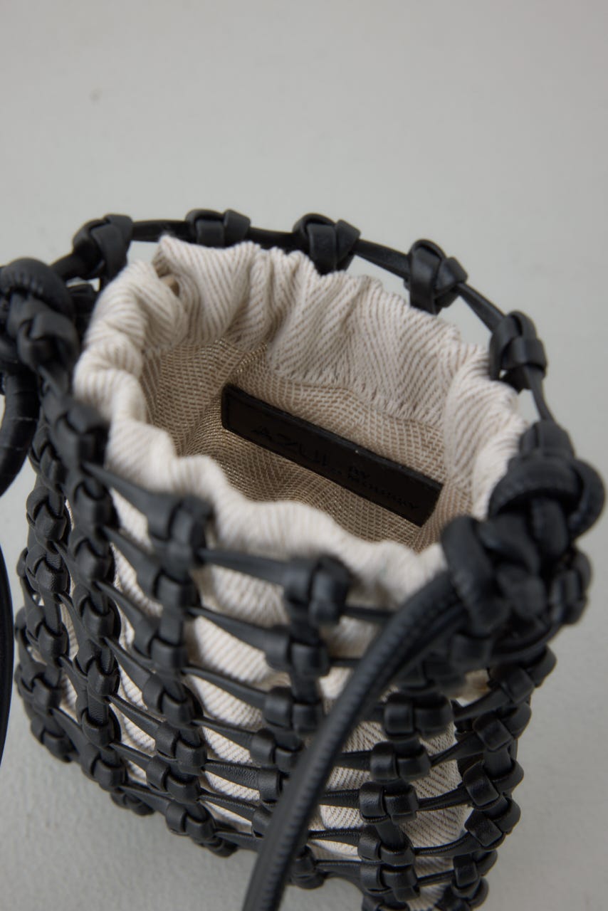 マクラメミニショルダー BLK FREE