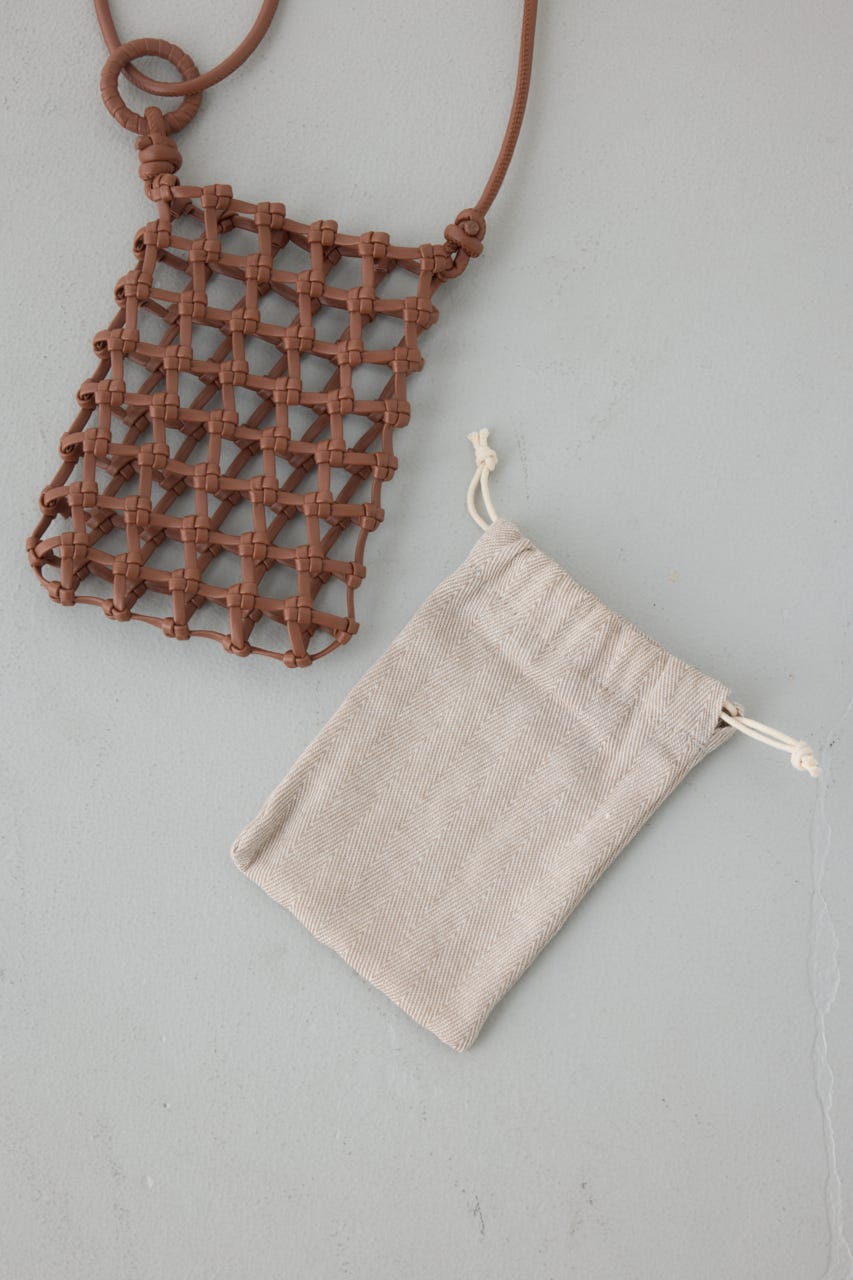 マクラメミニショルダー CAM FREE