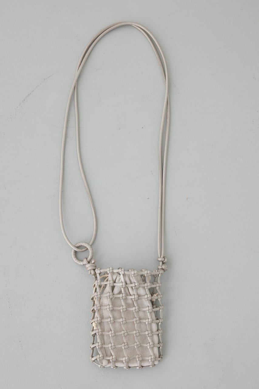 マクラメミニショルダー D/SLV FREE